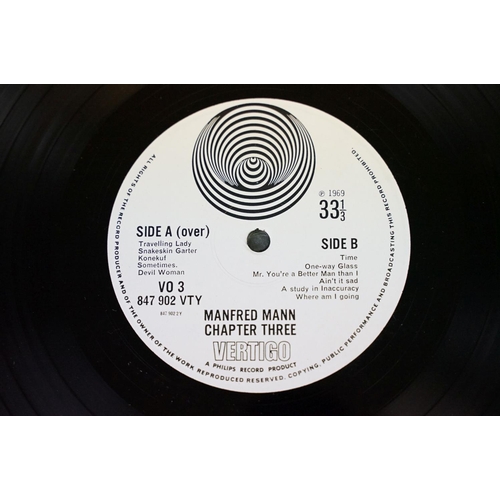 25 - Vinyl - Manfred Mann Chapter Three LP. Original UK 1969 1st pressing on Vertigo Records VO 3. Large ... 