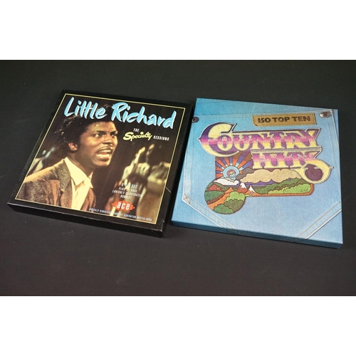 251 - Vinyl & CD - 9 Rock & Roll / Rockabilly box sets to include Little Richard (6CD), Sun The Country Ye... 