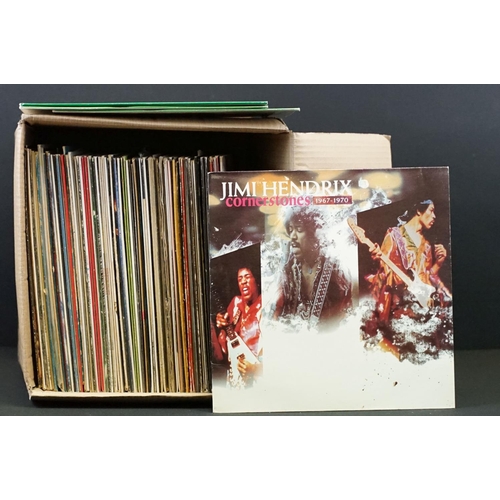 256 - Vinyl - Over 70 Rock & Pop LPs to include Jimi Hendrix, Kinks, Uriah Heep, Tom Petty, Neil Young, Ea... 