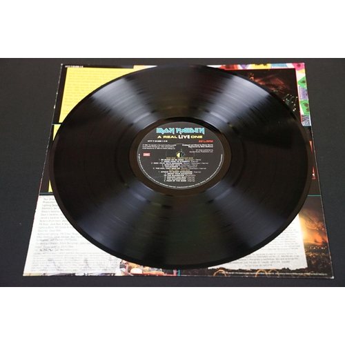 27 - Vinyl - Iron Maiden – A Real Live One. Original UK 1993 1st pressing LP on EMI – EMD 1042. Gatefold ... 