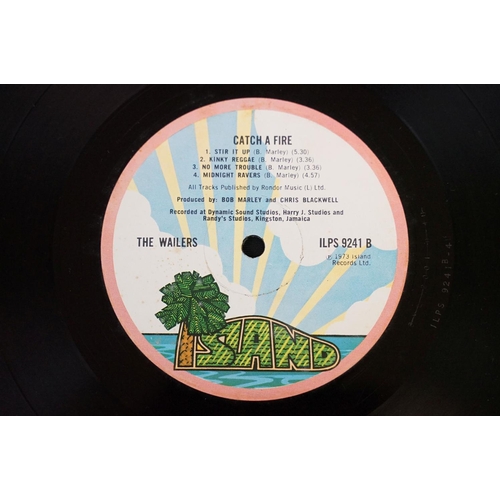 3 - Vinyl - The Wailers – Catch A Fire. Original UK 1973 1st pressing on Island Records ILPS 9241. Worki... 