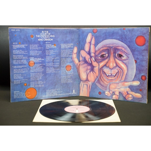 4 - Vinyl - King Crimson In The Court Of The Crimson King Original UK 1969 1st Pink i labels, A2 / B 3 m... 