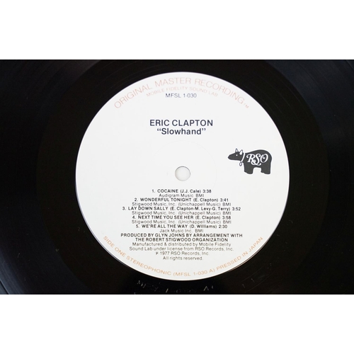 35 - Vinyl - 3 albums by Eric Clapton to include: Slowhand (Original US 1980, Original Master Recording w... 