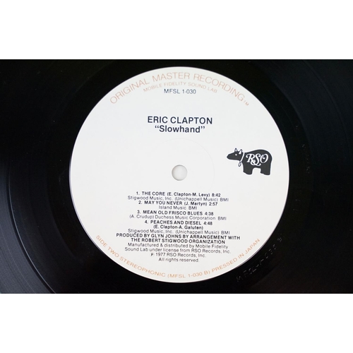 35 - Vinyl - 3 albums by Eric Clapton to include: Slowhand (Original US 1980, Original Master Recording w... 