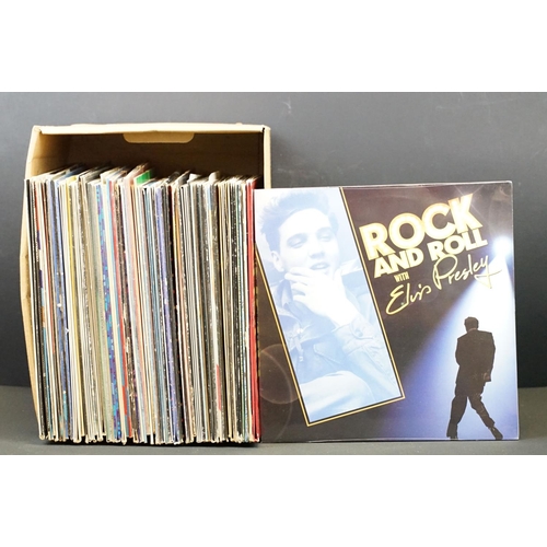 394 - Vinyl - Over 50 Rock & Pop LPs to include Elvis Presley x 6, Bob Dylan, Chuck Berry, Buddy Holly, Ro... 