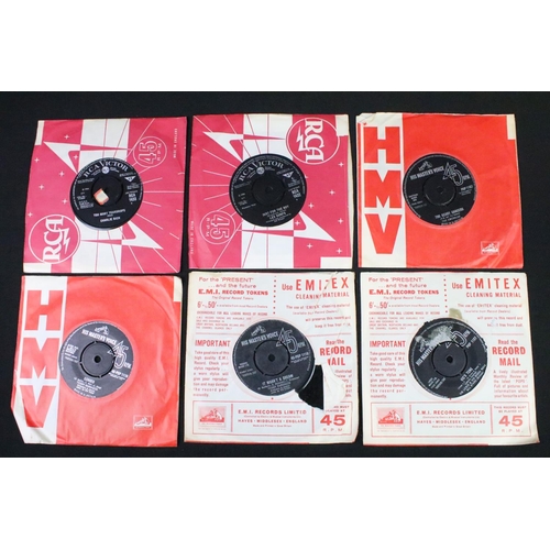 406 - Vinyl - 17 late 50s & early 60s Rock ’N’ Roll / Beat / Pop UK 7” singles with male vocalists to incl... 