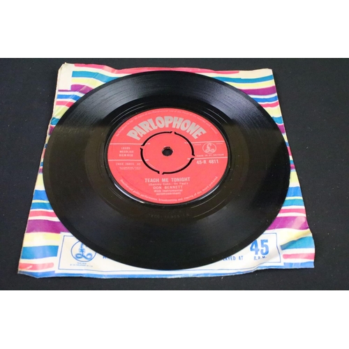 408 - Vinyl - Rock ’N’ Roll - Don Bennett – Paintbox Lover / Teach Me Tonight. Original UK 1st pressing 7