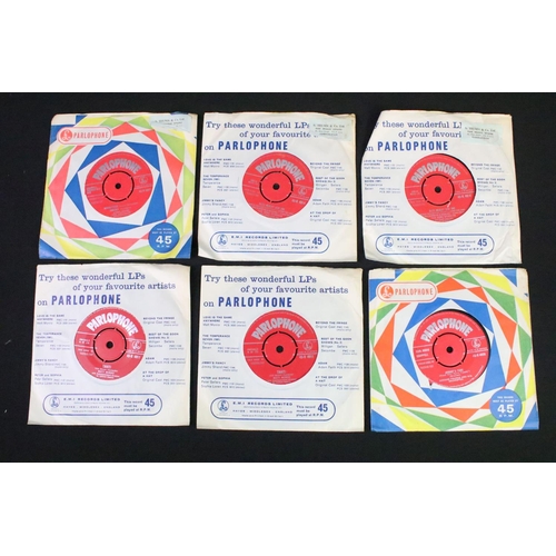 411 - Vinyl - Approximately 200 late 1950’s 1960’s Rock ’N’ Roll, Beat, Pop 7” singles on Parlophone recor... 