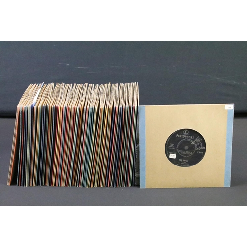 414 - Vinyl - Approximately 100 mainly 1960’s UK pressing Mod, Beat and Pop 7” singles to include: The Rou... 