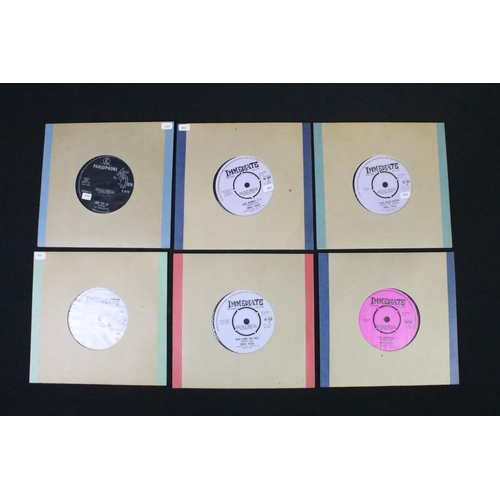 414 - Vinyl - Approximately 100 mainly 1960’s UK pressing Mod, Beat and Pop 7” singles to include: The Rou... 