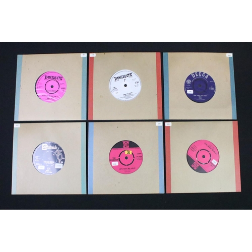 414 - Vinyl - Approximately 100 mainly 1960’s UK pressing Mod, Beat and Pop 7” singles to include: The Rou... 