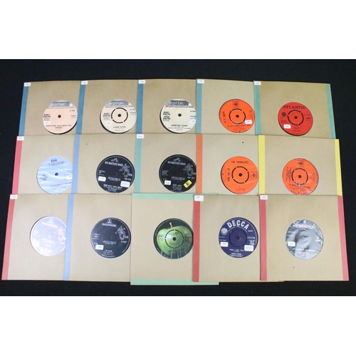 414 - Vinyl - Approximately 100 mainly 1960’s UK pressing Mod, Beat and Pop 7” singles to include: The Rou... 