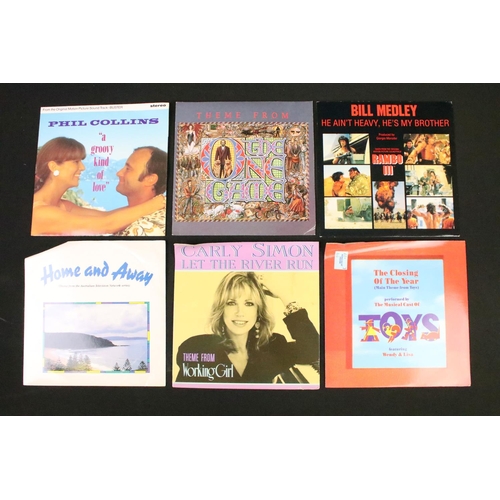 420 - Vinyl - Approximately 200 Film and TV related 7” singles to include: Dukes Of Hazard, The Saint, Twi... 