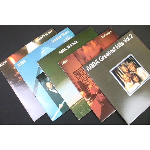 447 - Vinyl - 15 albums by ABBA spanning their career including foreign pressings to include: Live At Wemb... 