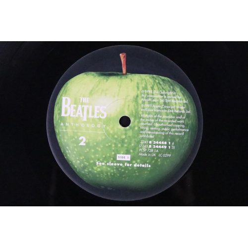 450 - Vinyl - The Beatles Anthology 1 (1995 triple album PCSP 727), Anthology 2 (1996 triple album PCSP 72... 