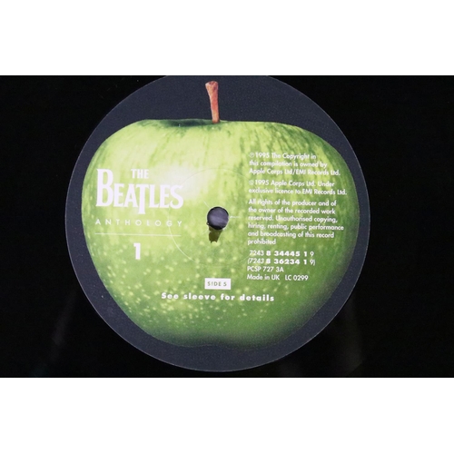 450 - Vinyl - The Beatles Anthology 1 (1995 triple album PCSP 727), Anthology 2 (1996 triple album PCSP 72... 