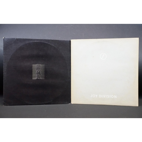 52 - Vinyl - 2 Joy Division LPs to include Unknown Pleasures (FACT 10) textured sleeve, printed inner, tr... 