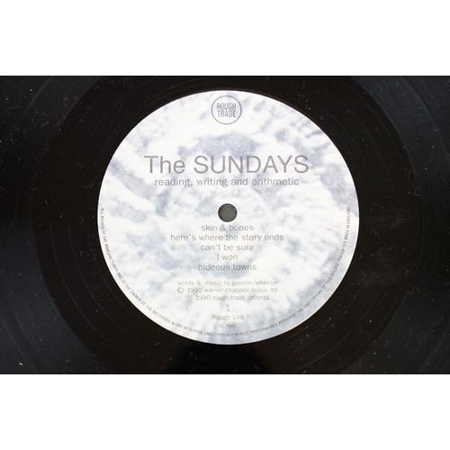 53 - Vinyl - The Sundays Reading, Writing And Arithmetic LP on Rough Trade ROUGH 148 with original black ... 