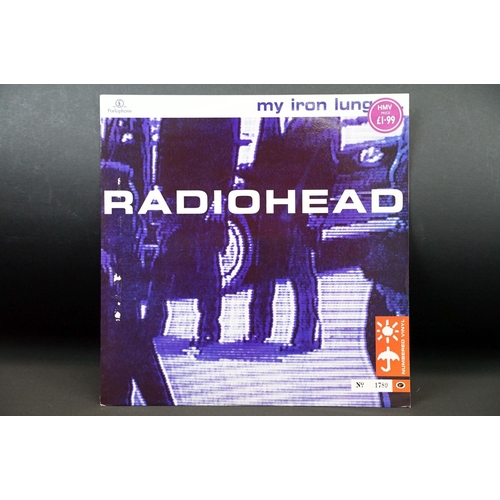 55 - Vinyl - Radiohead – My Iron Lung E.P., original UK 1994, limited edition numbered (1789) 12” single,... 