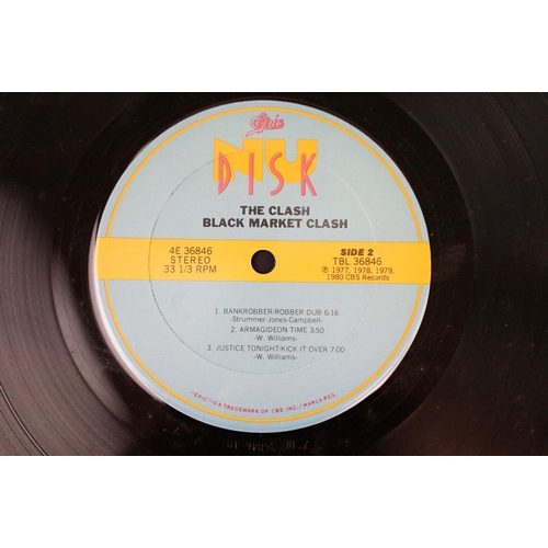 60 - Vinyl & Autographs - The Clash – Black Market Clash. Original US 1980 10” signed on front by Mick Jo... 