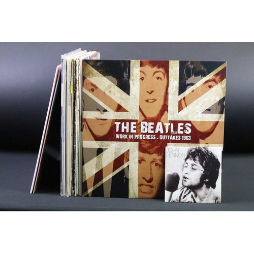 602 - Vinyl - 13 The Beatles foreign pressings and private pressing albums to include: Work In Progress (2... 