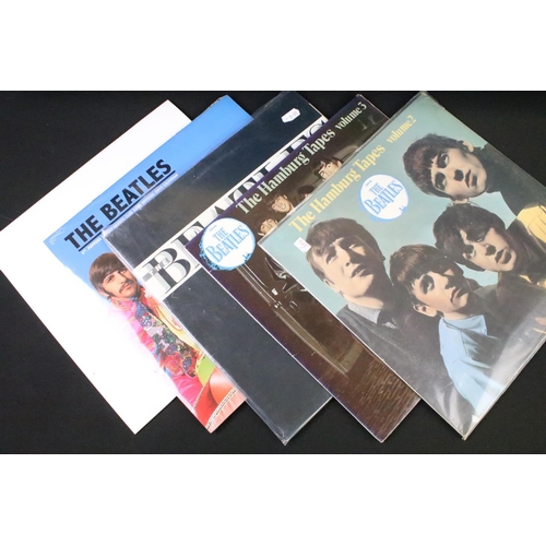 602 - Vinyl - 13 The Beatles foreign pressings and private pressing albums to include: Work In Progress (2... 