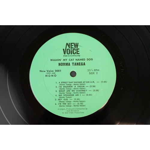 69 - Vinyl - Norma Tanega – Walkin' My Cat Named Dog. Original US 1966 Mono issue on New Voice Records – ... 