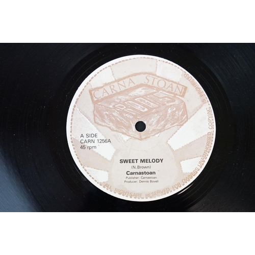 74 - Vinyl - Reggae - Carnastoan ‎– Sweet Melody / Mr Workhard. Original UK 1st pressing 12” on Carna Sto... 