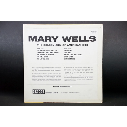 81 - Vinyl - Soul - Mary Wells ‎– The Golden Girl Of American Hits LP. Original UK 1963 1st pressing albu... 