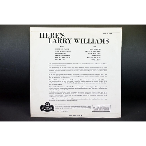 83 - Vinyl - Soul - Larry Williams – Here's Larry Williams LP. Original New Zealand 1959 1st pressing alb... 