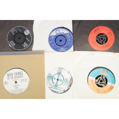 341A - Vinyl - approximately 250 7” singles spanning decades and genres to include: Elvis Presley, The Mers... 