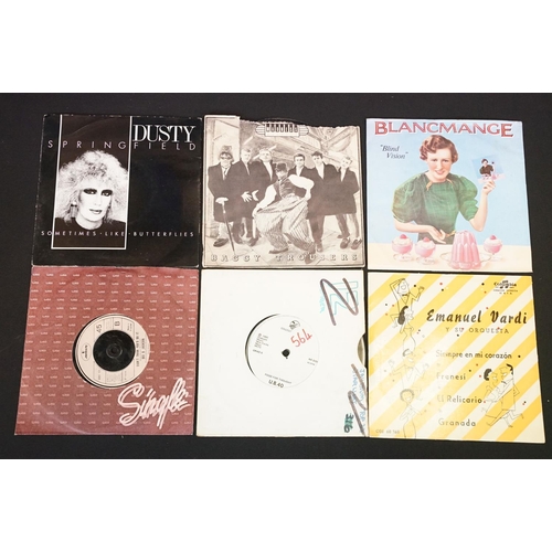 341A - Vinyl - approximately 250 7” singles spanning decades and genres to include: Elvis Presley, The Mers... 