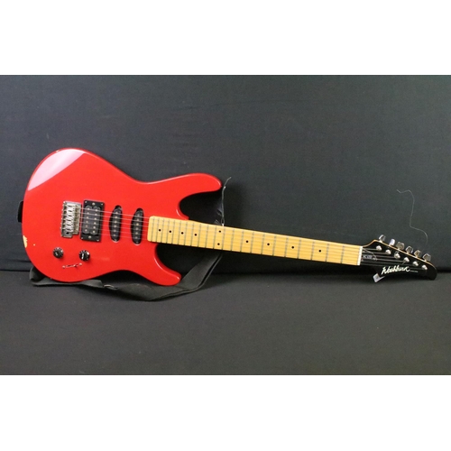 Guitar A Washburn KC LTD Chicago Series electric guitar with hardcase