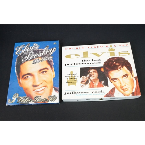 787 - Vinyl - Group of various Elvis Collectables to include Treasures (CD & memorabilia box set), Walk A ... 