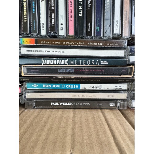 792 - CDs - Collection of 82 rock & pop CDs to include REM, U2, Bon Jovi, Bruce Springsteen, The Beatles, ... 