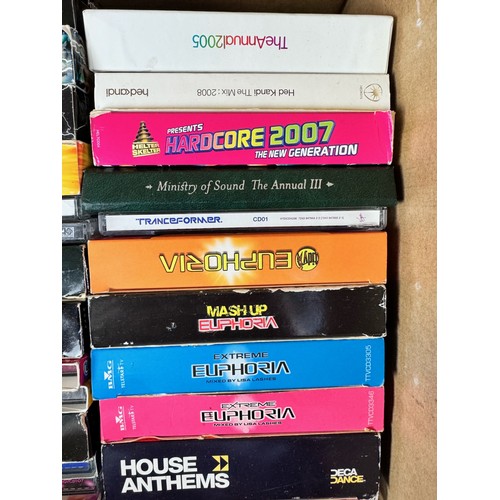 793 - CDs - Collection of 70 rave / trance / house CD box sets to include Clubland, Clubland Hardcore, Rav... 