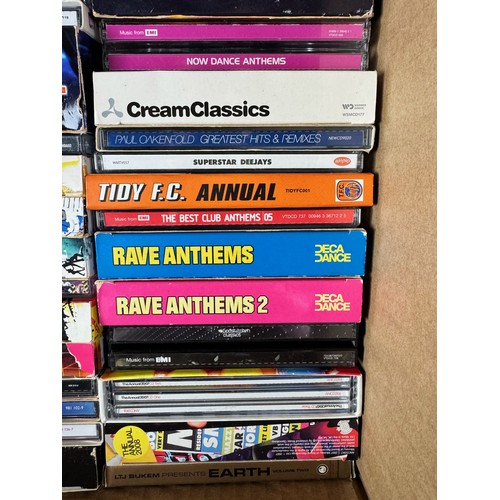 793 - CDs - Collection of 70 rave / trance / house CD box sets to include Clubland, Clubland Hardcore, Rav... 