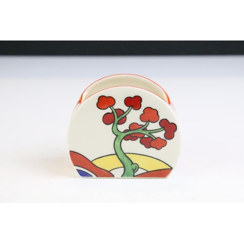 1 - Wedgwood Bizarre by Clarice Cliff, Clarice Cliff Collection part tea service, comprising: globular t... 