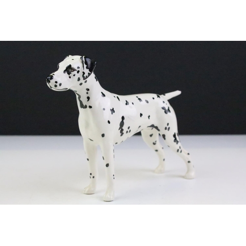 20 - Beswick 'Arnoldene' porcelain model of a Dalmatian, printed mark to front paw, stands approx 15cm ta... 