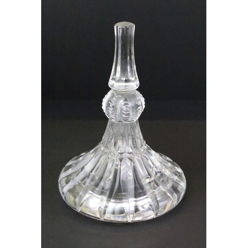 34 - Boxed Shannon Crystal by Godinger lead crystal large apothecary jar, approx 54cm high