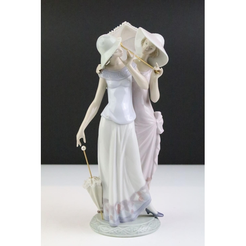 53 - Boxed Lladro Charming Duet / Amigas de Paseo porcelain figure group, no. 5766