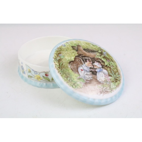 69 - Royal Doulton Brambly Hedge ' The Engagement ' Trinket Box together with two Brambly Hedge Figures -... 