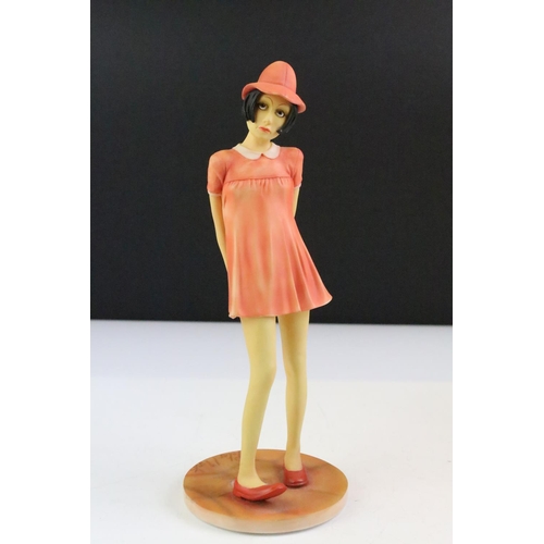 97 - Peter Mook for Minster Giftware - Three Originalities 'Stylish Times' lady figurines to include Twig... 