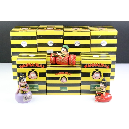 46 - Collection of 11 Boxed Robert Harrop 'The Beano Dandy Collection - Wanna Beas' models / figures, num... 