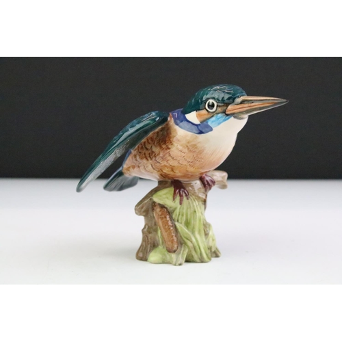 82 - Beswick porcelain model of a Kingfisher, printed mark to base, approx 11.5cm high