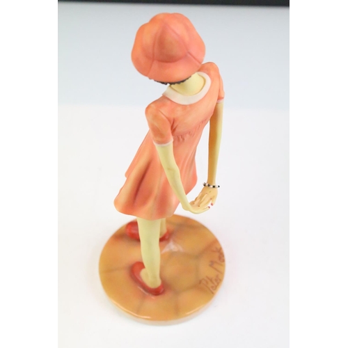 97 - Peter Mook for Minster Giftware - Three Originalities 'Stylish Times' lady figurines to include Twig... 