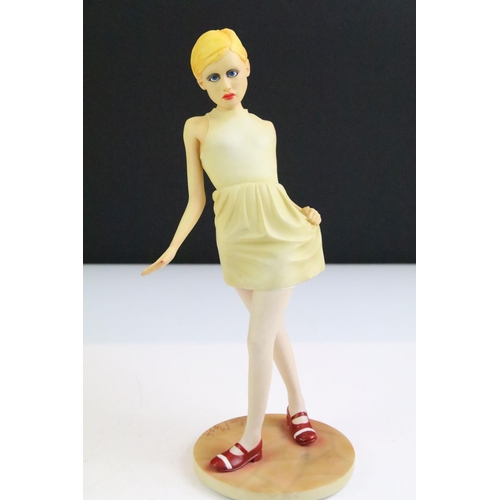 97 - Peter Mook for Minster Giftware - Three Originalities 'Stylish Times' lady figurines to include Twig... 