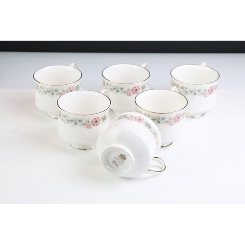 123 - Paragon 'Belinda' pattern tea set, together with a Mayfair tea set with printed decoration of pink r... 