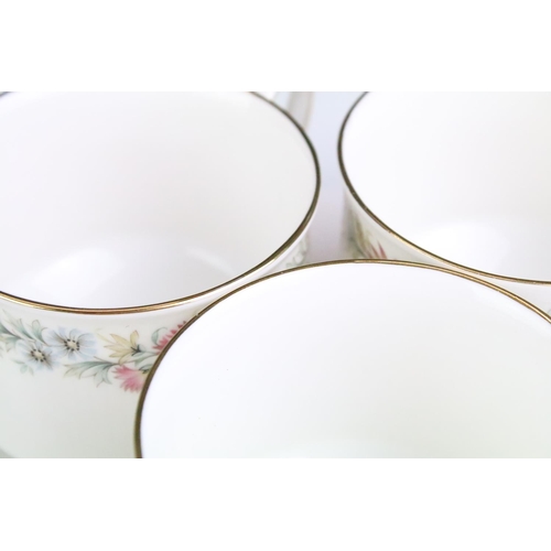 123 - Paragon 'Belinda' pattern tea set, together with a Mayfair tea set with printed decoration of pink r... 