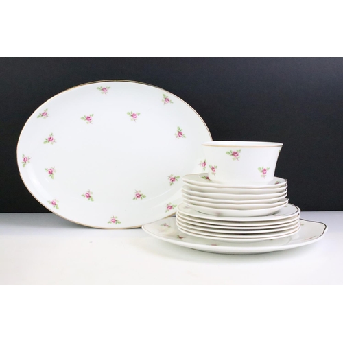 123 - Paragon 'Belinda' pattern tea set, together with a Mayfair tea set with printed decoration of pink r... 